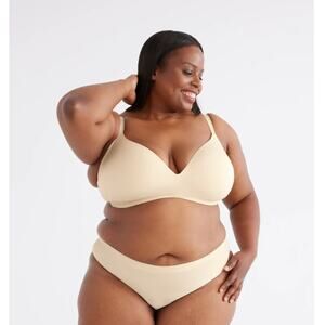 KNIX WingWoman Wireless Contour Bra in Dune // 8